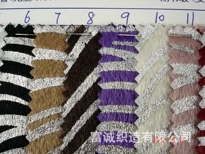 斑馬馬毛植絨工藝轉印斑馬紋娛樂酒店裝飾壁畫仿馬毛印刷斑馬紋